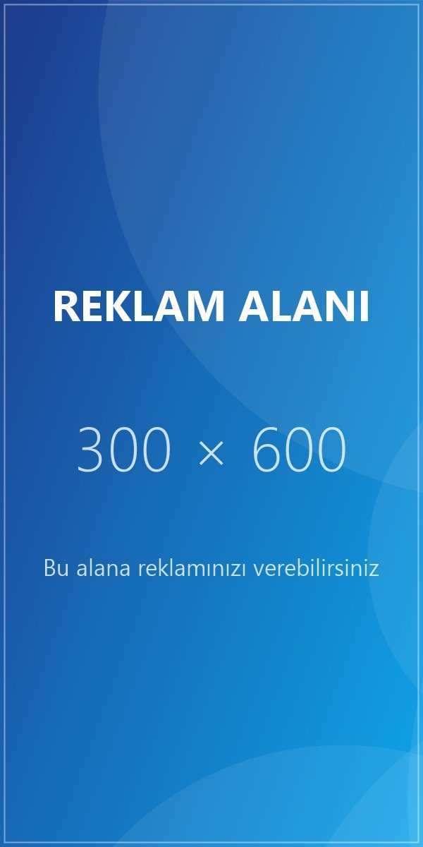 Demo reklam alanı (300×600)